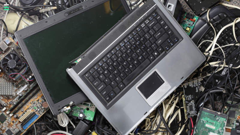 Lithium-ion battery recycling from e-waste