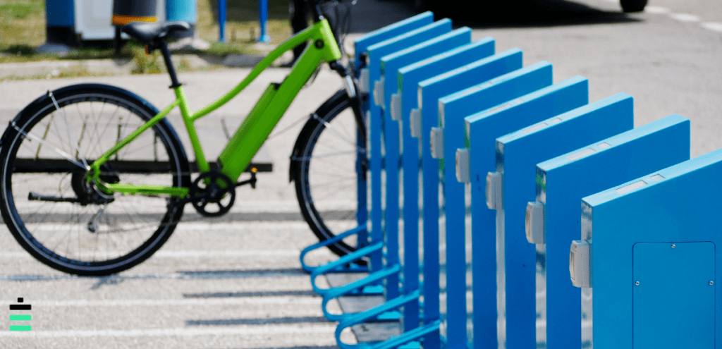 E-bike on its station