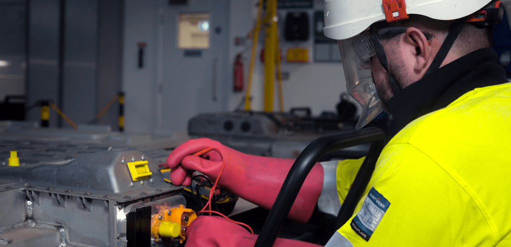 Jon is working on disposing the battery