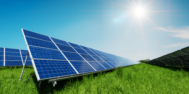 picture of solar panel field