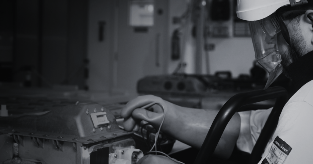 Cellcycle high voltage battery engineer doing engineering work