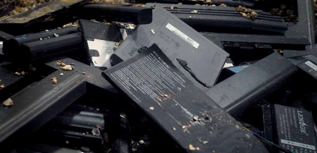 scrap laptop battery